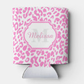 Rafraîchisseur Pour Canette Empreinte de léopard rose (Dos)