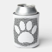 Rafraîchisseur Pour Canette Empreinte de patte de chien avec Arrière - plan de (Can devant)