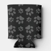 Rafraîchisseur Pour Canette Empreinte de patte de chien noir (Dos)