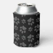 Rafraîchisseur Pour Canette Empreinte de patte de chien noir (Can Dos)