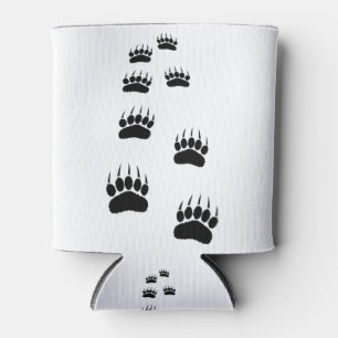 Rafraîchisseur Pour Canette Empreintes de pattes d'ours