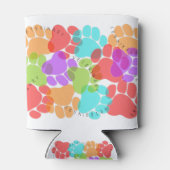 Rafraîchisseur Pour Canette Empreintes de pattes vétérinaires (Dos)