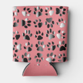 Rafraîchisseur Pour Canette Empreintes des pieds animaux (Devant)