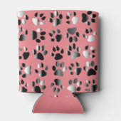 Rafraîchisseur Pour Canette Empreintes des pieds animaux (Dos)