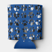 Rafraîchisseur Pour Canette Empreintes des pieds animaux (Dos)