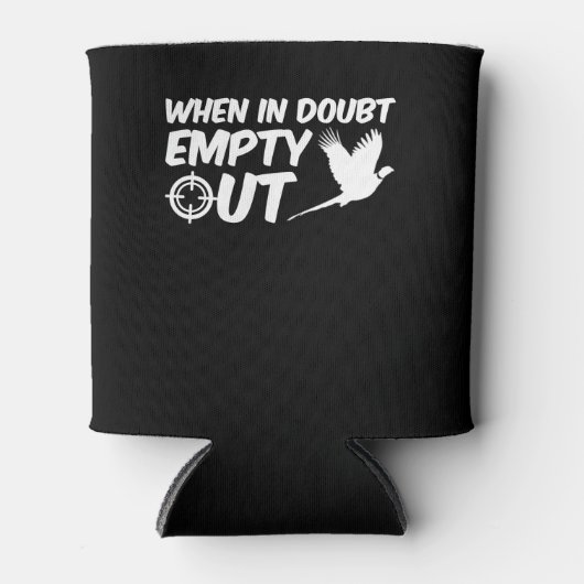 Rafraîchisseur Pour Canette En Doute, Empty Out Pheasant Chasse (Devant)