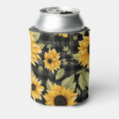 Rafraîchisseur Pour Canette en vichy Motif tournesol (Can Dos)