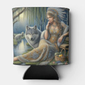 Rafraîchisseur Pour Canette Enchantement Lune dans la Forêt Mystique (Dos)