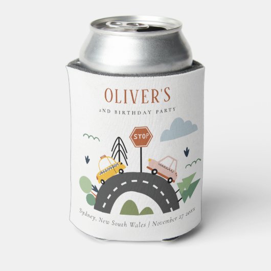 Rafraîchisseur Pour Canette Enfants mignons Véhicule Urbain Voiture Route N'im (Can Dos)