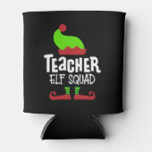 Rafraîchisseur Pour Canette Enseignant de Noël, escouade d'elfe enseignant (Devant)