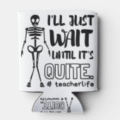 Rafraîchisseur Pour Canette Enseignant d'Halloween Enseignant d'automne (Dos)