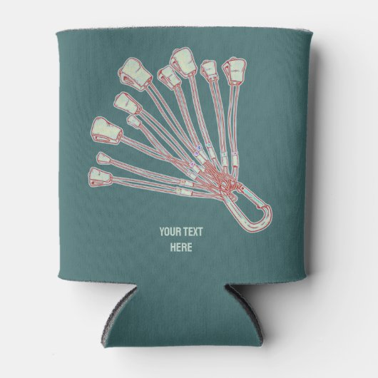 Rafraîchisseur Pour Canette Ensemble de fils d'escalade rocheux (Devant)