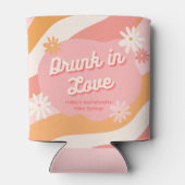 Rafraîchisseur Pour Canette Enterrement de vie de jeune fille Can Cooler Rose  (Dos)