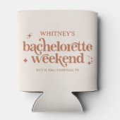 Rafraîchisseur Pour Canette Enterrement de vie de jeune fille rétro  (Dos)