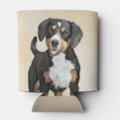 Rafraîchisseur Pour Canette Entlebucher Mountain Dog Peinture - Art original (Dos)