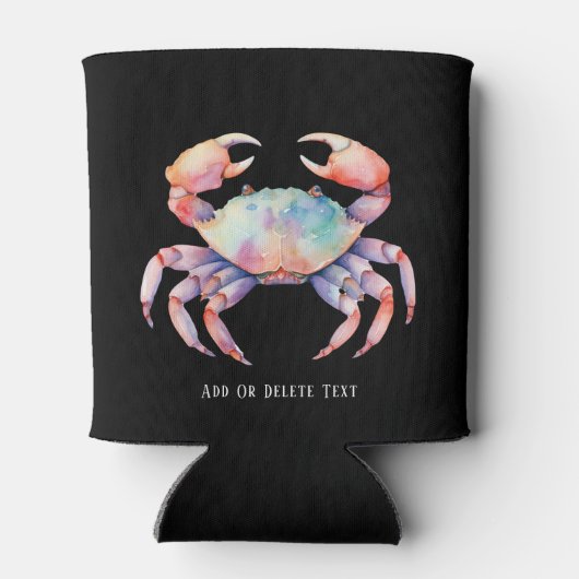 Rafraîchisseur Pour Canette Entreprise/restaurant de crabe à l'aquarelle tenda (Dos)