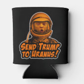 Rafraîchisseur Pour Canette Envoyez Trump à Uranus ! (Dos)