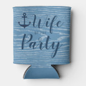 Rafraîchisseur Pour Canette Épouse d'Ancres nautiques du Parti Bachelorette (Devant)