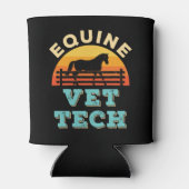 Rafraîchisseur Pour Canette Equine Vet Tech Horse Technicien Vétérinaire (Dos)