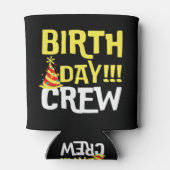 Rafraîchisseur Pour Canette Équipage du jour de l'anniversaire (Dos)