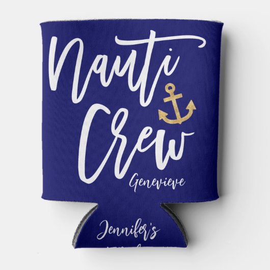 Rafraîchisseur Pour Canette Équipage Nauti Demoiselle d'honneur Enterrement de (Devant)