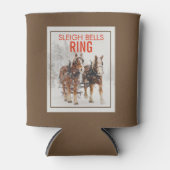 Rafraîchisseur Pour Canette Équipe de Belgique de sleigh Bells Ring (Devant)