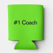 Rafraîchisseur Pour Canette Équipe De Tennis Coach Green Can Cooler (Dos)