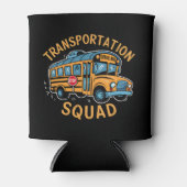 Rafraîchisseur Pour Canette Équipe de transport des conducteurs d'autobus scol (Devant)