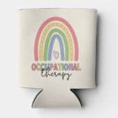 Rafraîchisseur Pour Canette ergothérapie OT Thérapiste Arc-en-ciel (Devant)