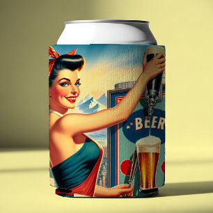 Rafraîchisseur Pour Canette Érotologie de bière rétro