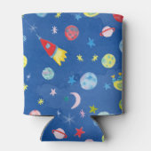 Rafraîchisseur Pour Canette Espace extra-atmosphérique UFO PLanet Motif d'aqua (Dos)