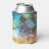 Rafraîchisseur Pour Canette Espace futuriste, arrière - plan nébuleux étoilé. (Can Dos)