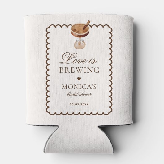 Rafraîchisseur Pour Canette Espresso Martini Amour brasse la faveur nuptiale (Dos)