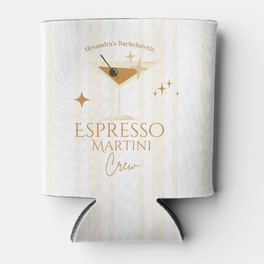 Rafraîchisseur Pour Canette Espresso Martini Bachelorette (Devant)