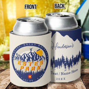 Rafraîchisseur Pour Canette Estes Park Colorado Drapeau Montagnes Randonnée So