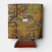 Rafraîchisseur Pour Canette Étang d'automne avec cygne (Devant)