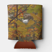 Rafraîchisseur Pour Canette Étang d'automne avec cygne (Dos)
