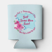 Rafraîchisseur Pour Canette Étape Mères Jour Bonus Maman Modifier le texte (Dos)