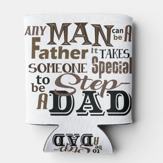 Rafraîchisseur Pour Canette Étape Papa Meilleur Père (Dos)