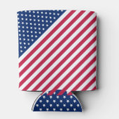 Rafraîchisseur Pour Canette États-Unis Drapeau Patriotique Étoiles et rayures (Dos)