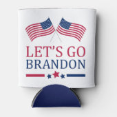 Rafraîchisseur Pour Canette États-Unis Drapeaux Allons Brandon Can Cooler (Devant)