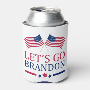 Rafraîchisseur Pour Canette États-Unis Drapeaux Let's Go Brandon Can Cooler
