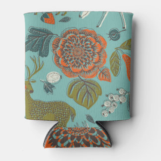 Rafraîchisseur Pour Canette Eté Jardin Cerf Illustration transparente.
