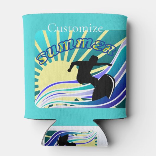 Rafraîchisseur Pour Canette Été Surf Fun Thunder_Cove (Dos)