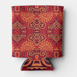 Rafraîchisseur Pour Canette Ethnique Vintage Motif sans couture.