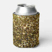 Rafraîchisseur Pour Canette Etincelle dorée : arrière - plan étincelant. (Can devant)