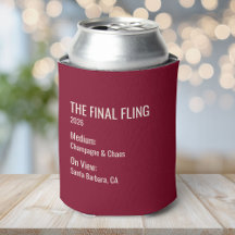 Étiquette de musée minimal chic pour cadeau de fêt