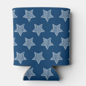 Rafraîchisseur Pour Canette Étoiles et rayures 4 juillet Monogramme (Dos)