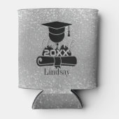 Rafraîchisseur Pour Canette Étudiant - Classe de 20XX - Parties scintillant d' (Devant)