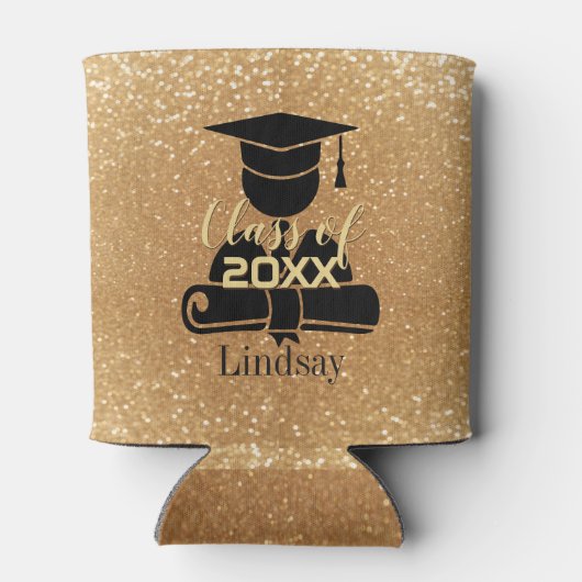 Rafraîchisseur Pour Canette Étudiant - Classe de 20XX - Parties scintillant d' (Dos)